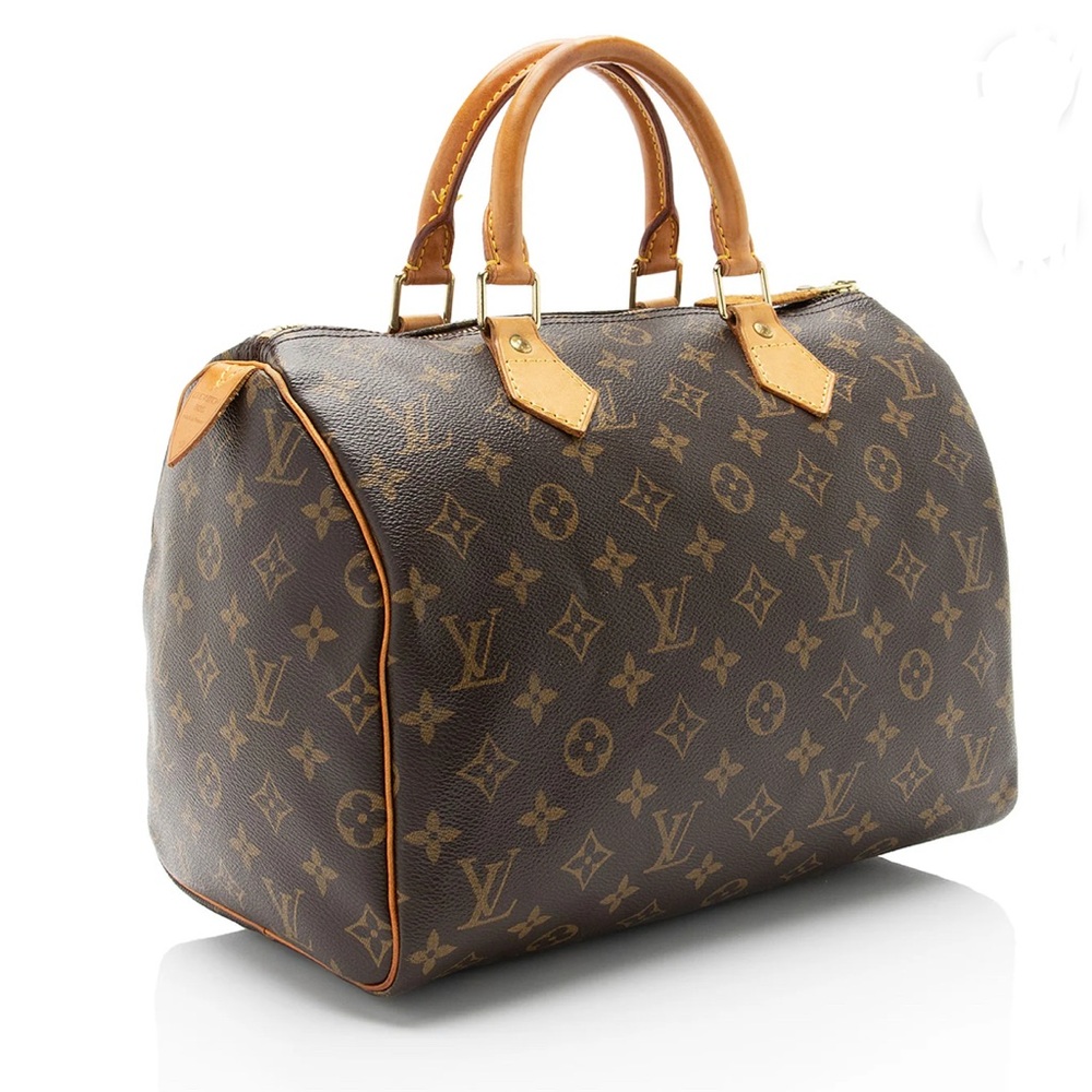 Louis Vuitton Vintage Monogram Canvas Speedy 30 Satchel